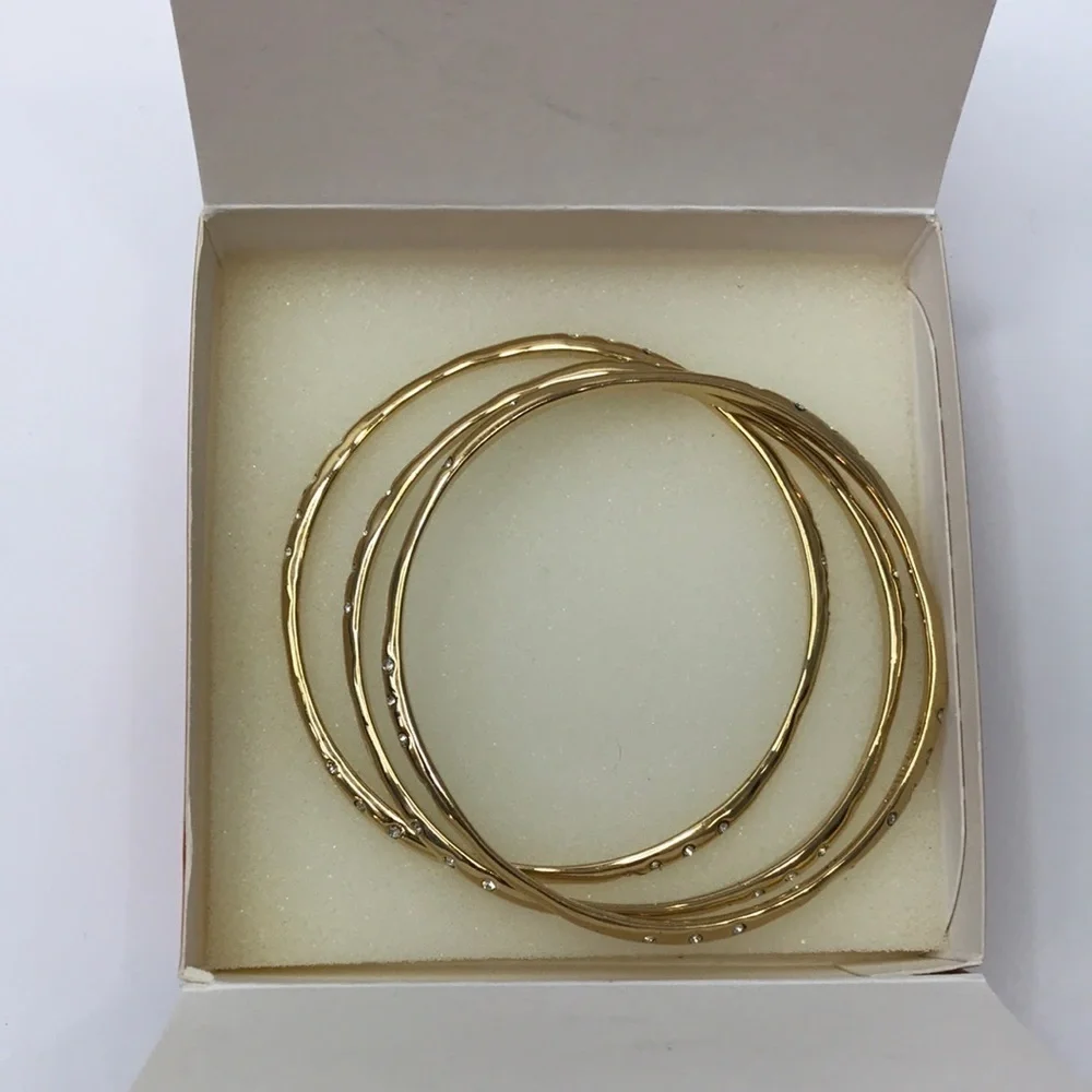 Price is firm STELLA & DOT Gold Bangles